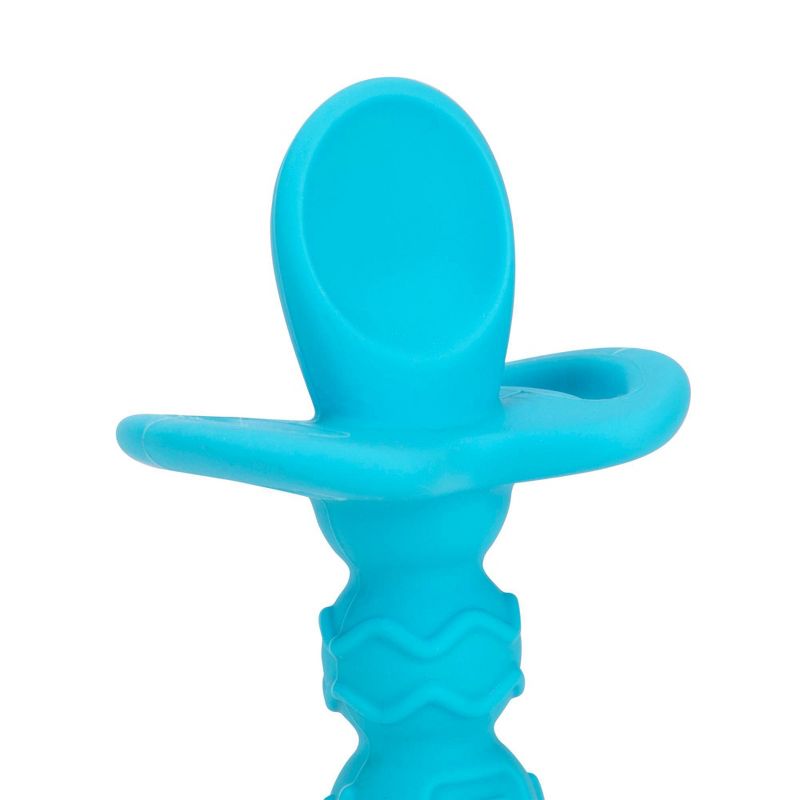 Nuby 2pk Dipeez Spoon - Blue/Aqua