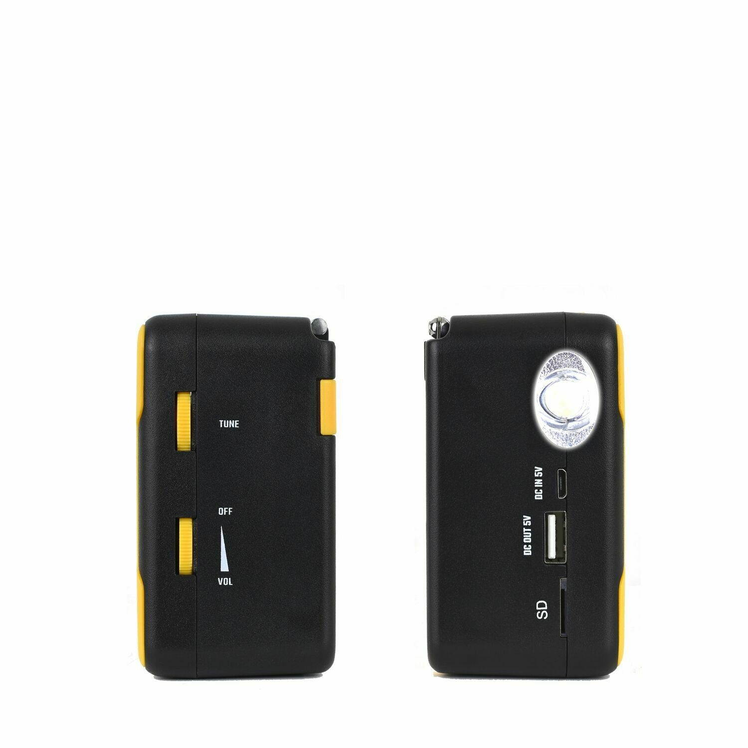 Kaito KA400 Emergency AM FM NOAA Weather Alert Radio with Solar Bluetooth MP3