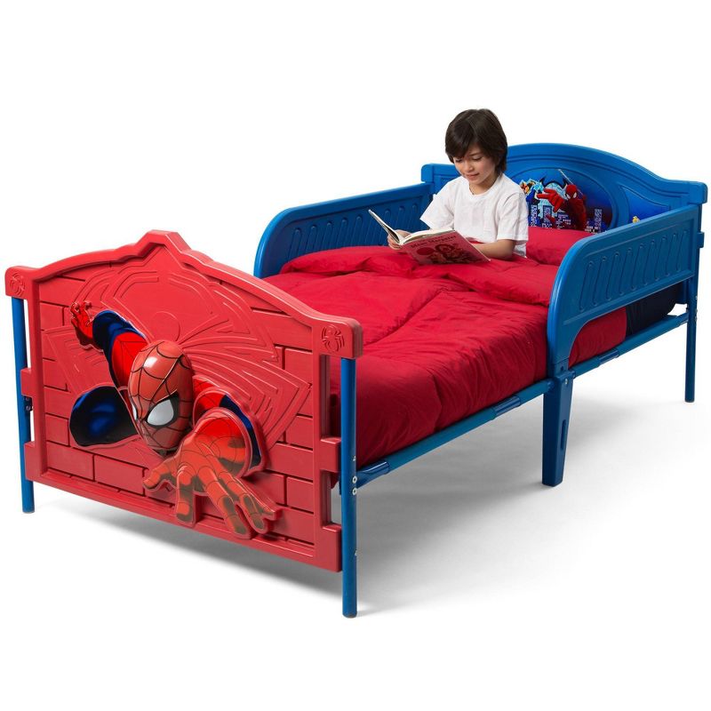Twin Marvel Spider-Man Plastic 3D Bed - Delta Children