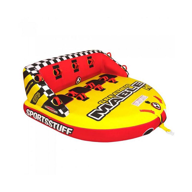 Sportsstuff Great Big Mable HD 4 Person Towable Reversible Chariot Style Inner Tube