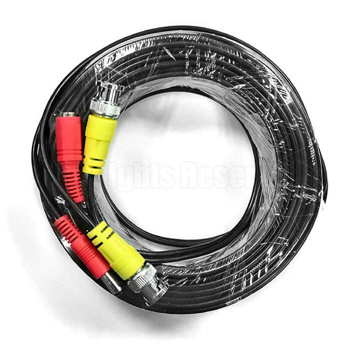 iKKEGOL 20M 98ft BNC Video DC Power Extension Cable for CCTV Camera DVR