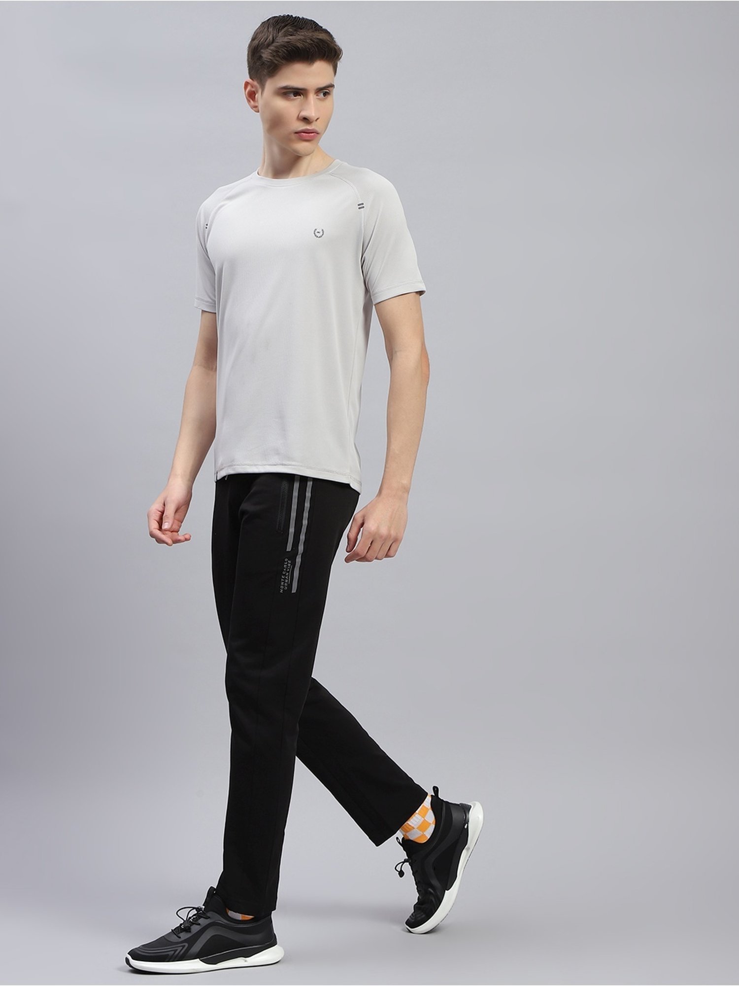 Monte Carlo Black Regular Fit Trackpants