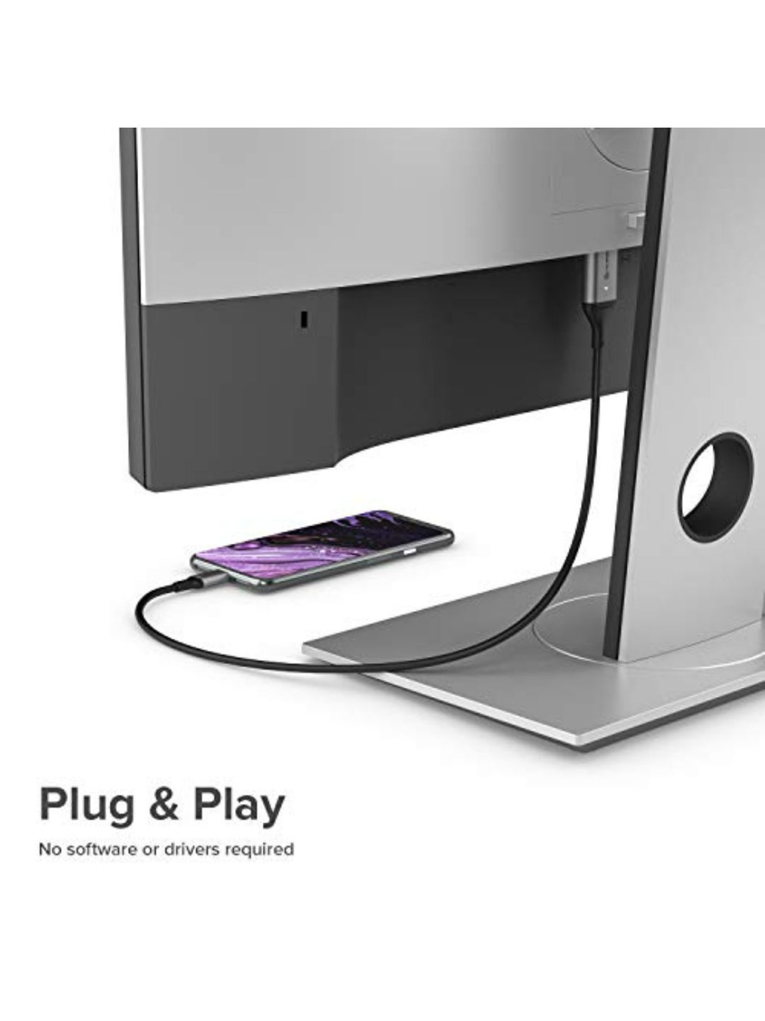 Moerdon MUC-C4C100W 100 Watt Fast Charging Data transfer Cable (Black)