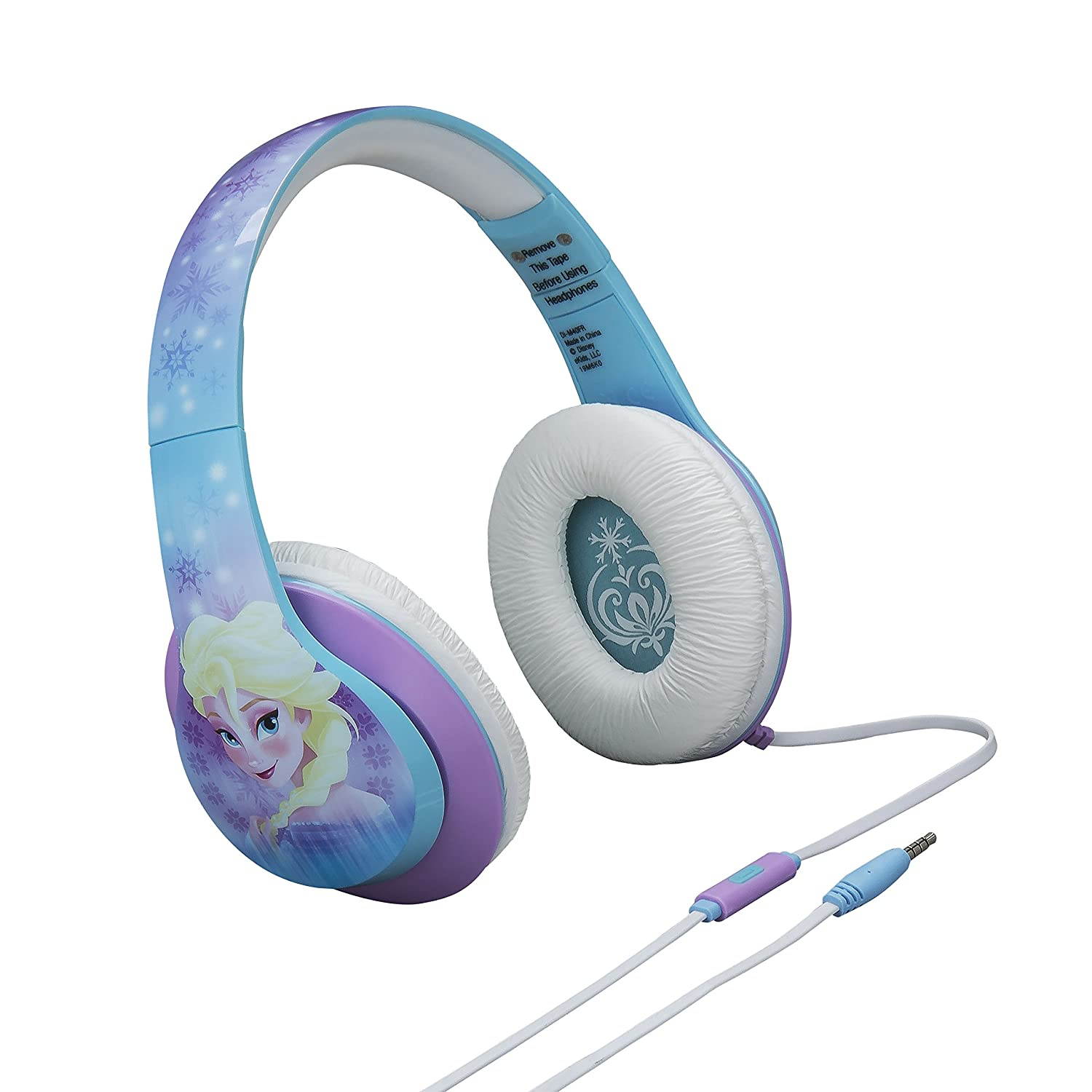 Frozen Over The Ear Headphones with in-Line Mic