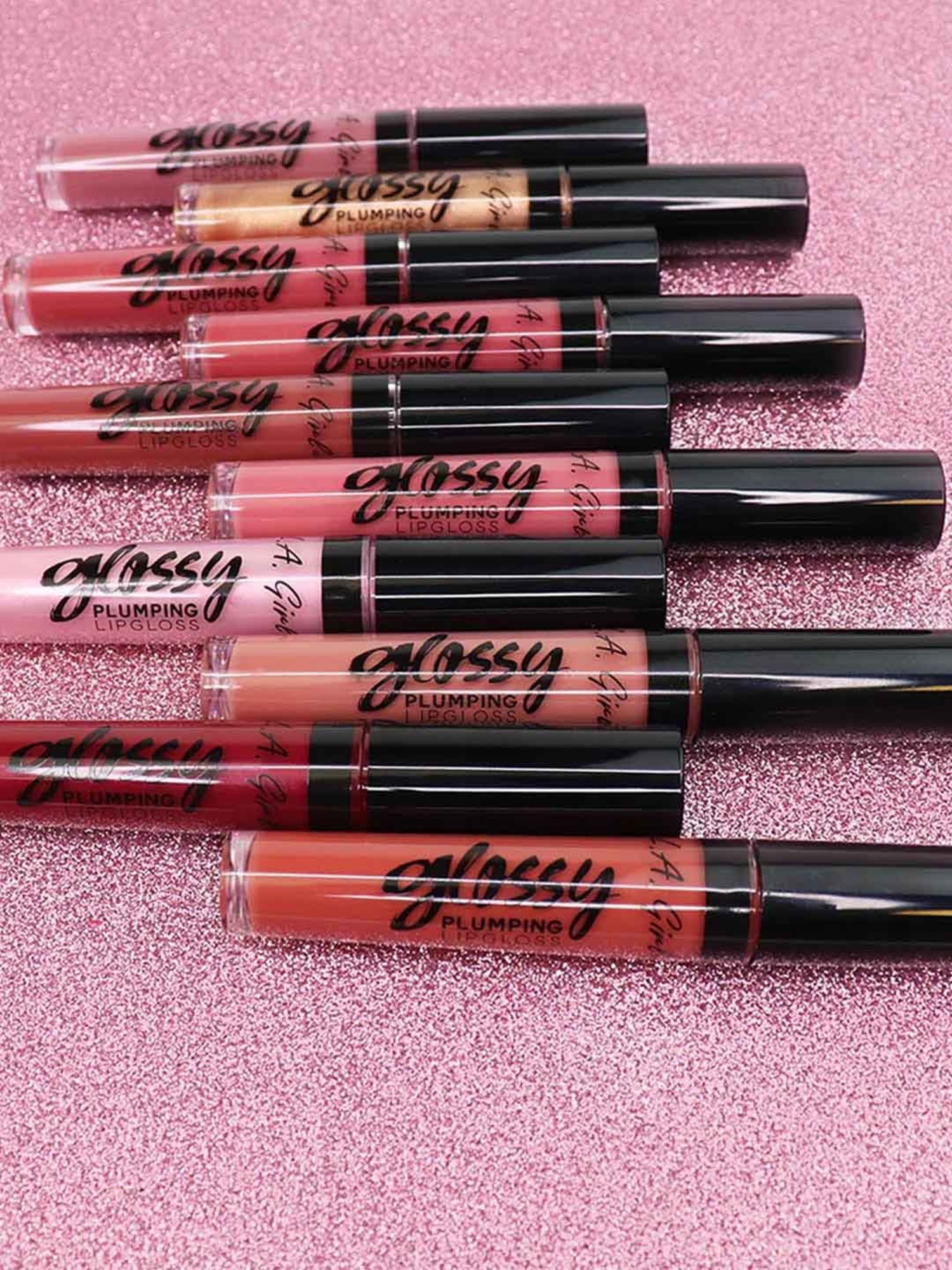 L.A. Girl Glossy Plumping Lip Gloss Pink Up - 5 ml