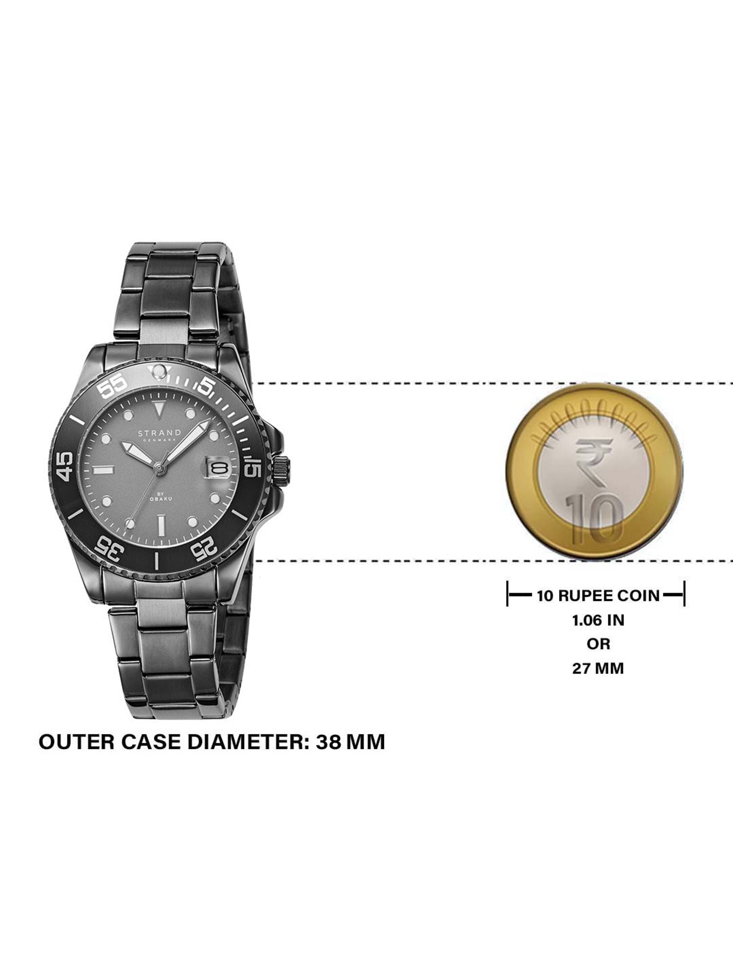 Strand By Obaku S727LDUUSU Bondi Mini Ash Analog Watch for Women
