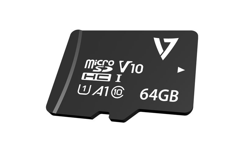 V7 VPMD64GU3 64 GB Class 10/UHS-III (U3) microSDXC - 95 MB/s Read - 30 MB/s Write - 5 Year Warranty