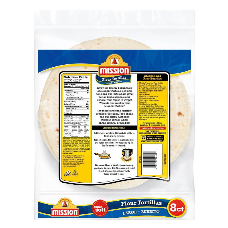 Albuquerque Burrito Style Flour Tortillas - 22oz/10ct