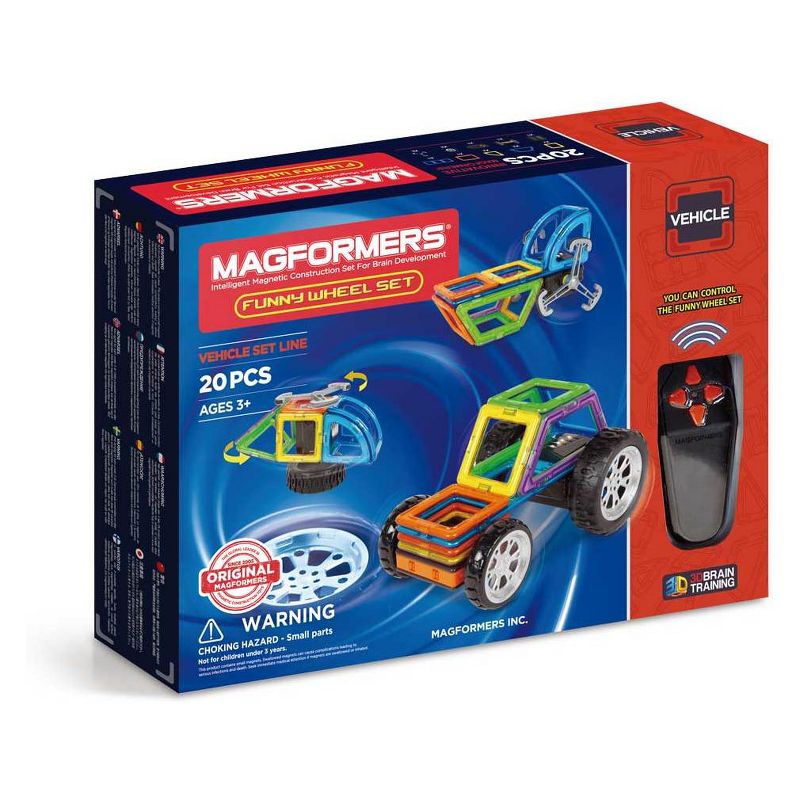 Magformers Funny Wheel Building Set - 20pc