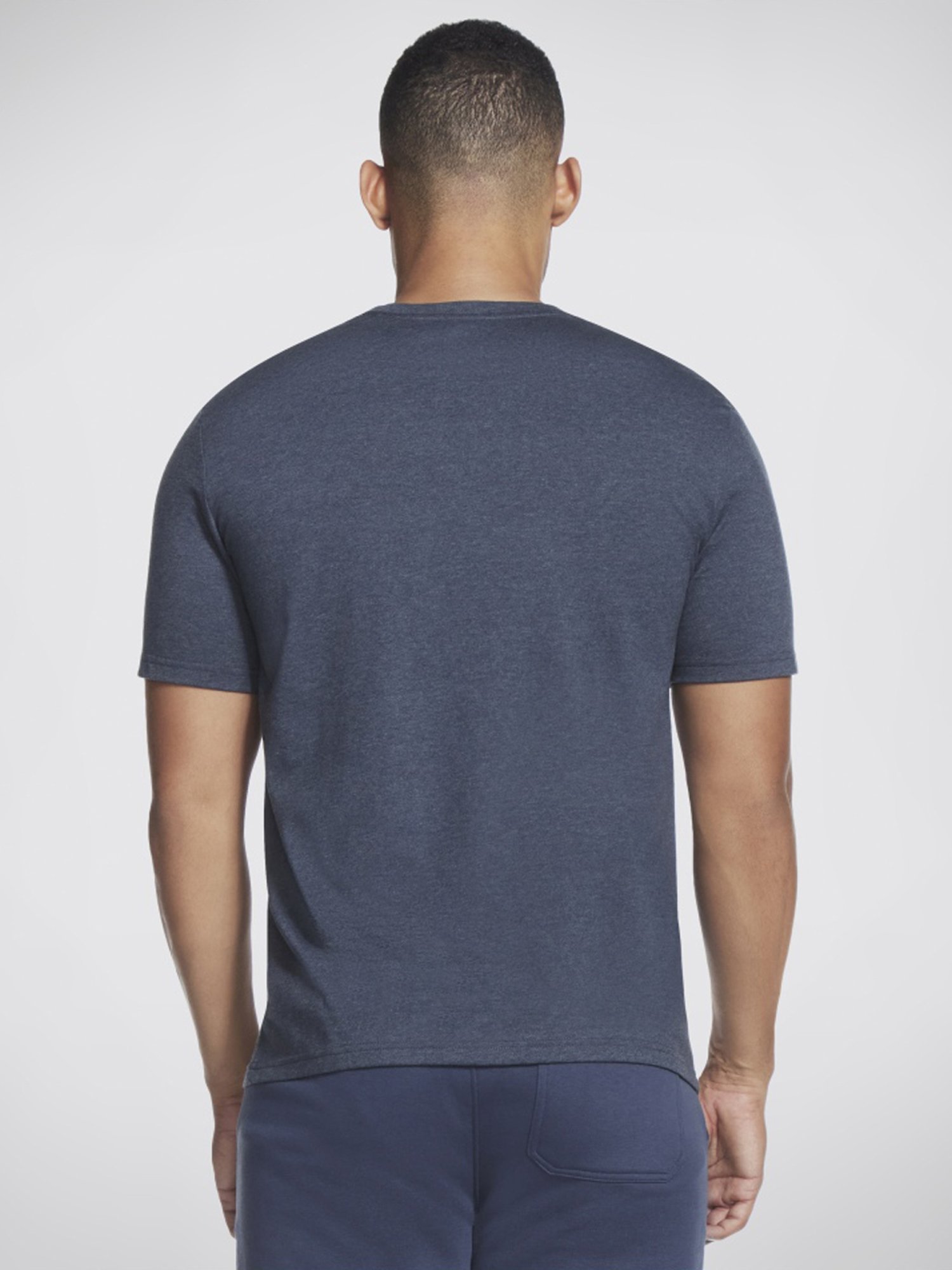 Skechers Grey Relaxed Fit Printed T-Shirt