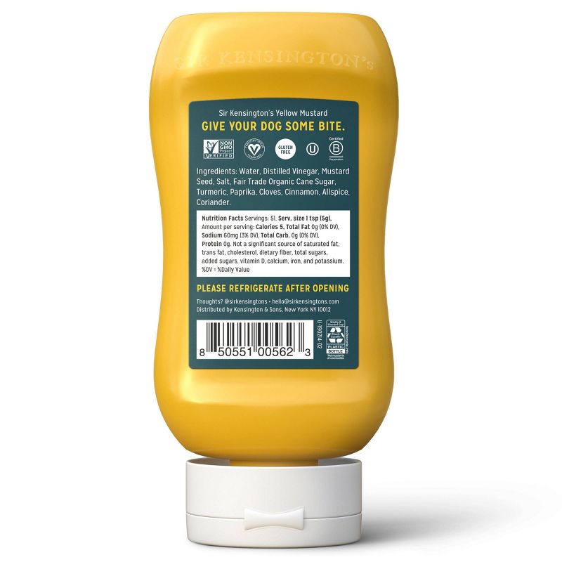 Sir Kensington's Yellow Mustard - 9oz