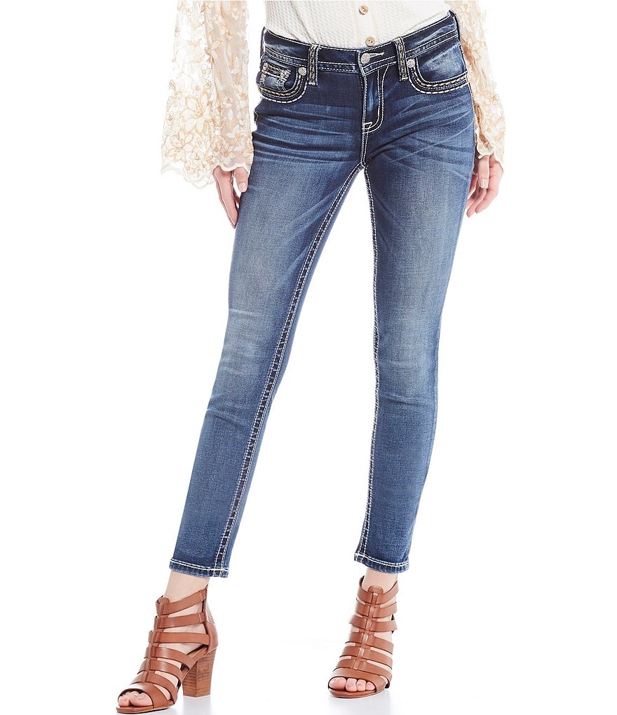 Celebrity Pink Destructed Mom Jeans