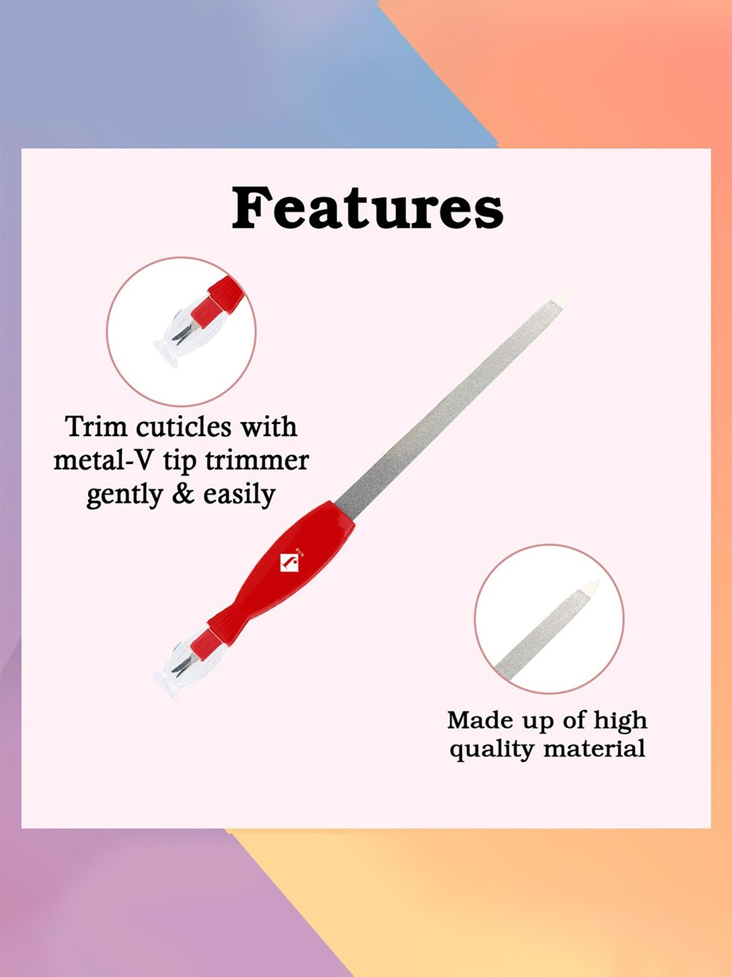 Raaga Professional Pedicure & Manicure 6 Step Single Use Kit Rose - 6 Sachets