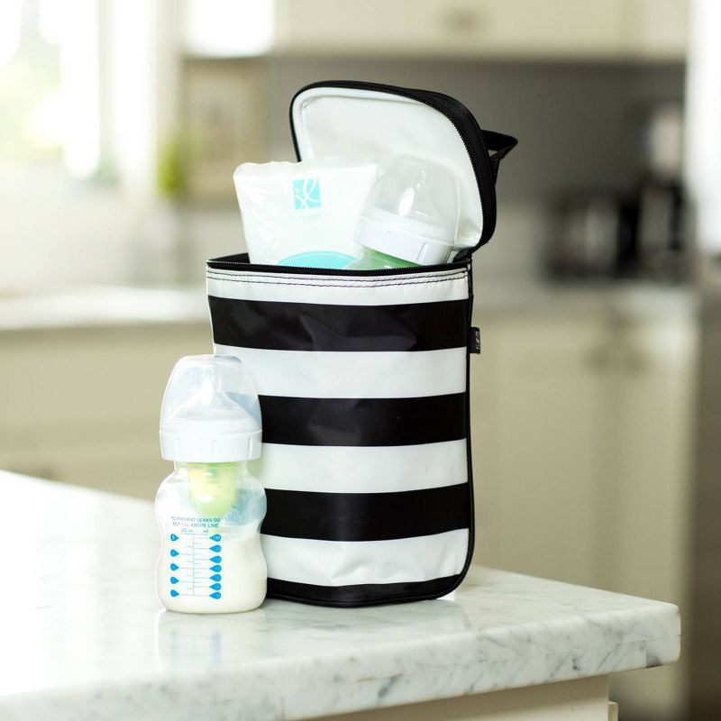 J.L. Childress TwoCOOL Double Bottle Cooler - Black Stripe - 30qt