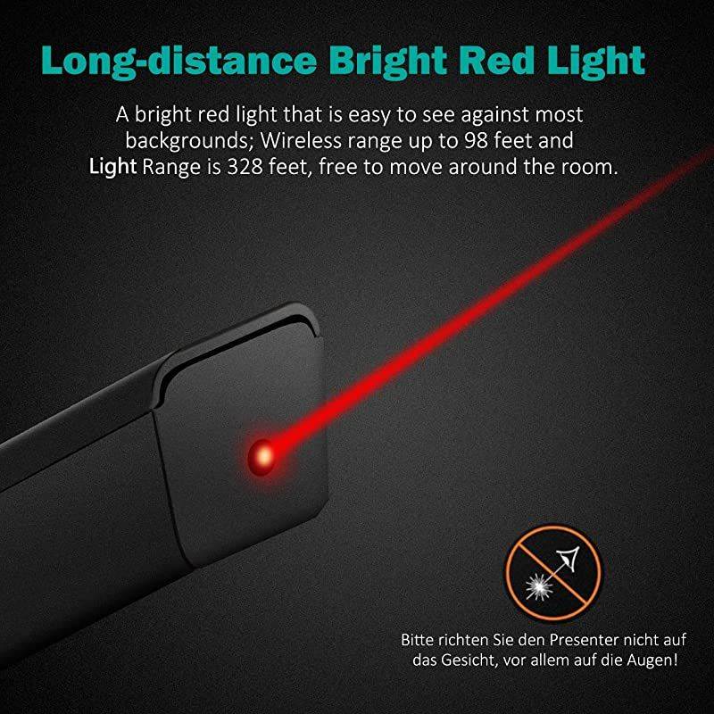 Wireless Presenter Remote Laser Pointer for Cats 24GHz Presentation Clicker PPT PowerPoint Clicker Presentation Pointer Cat Laser Toy