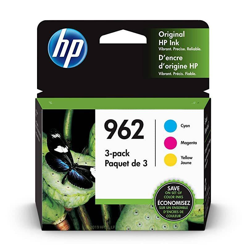 962 | 3 Ink Cartridges | Cyan Magenta Yellow | 3HZ96AN 3HZ97AN 3HZ98AN
