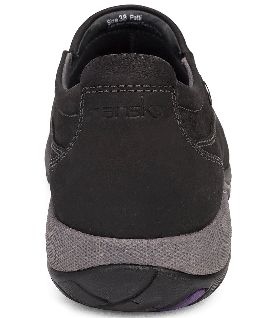 Dansko Womens Patti Waterproof Suede Slip-Ons