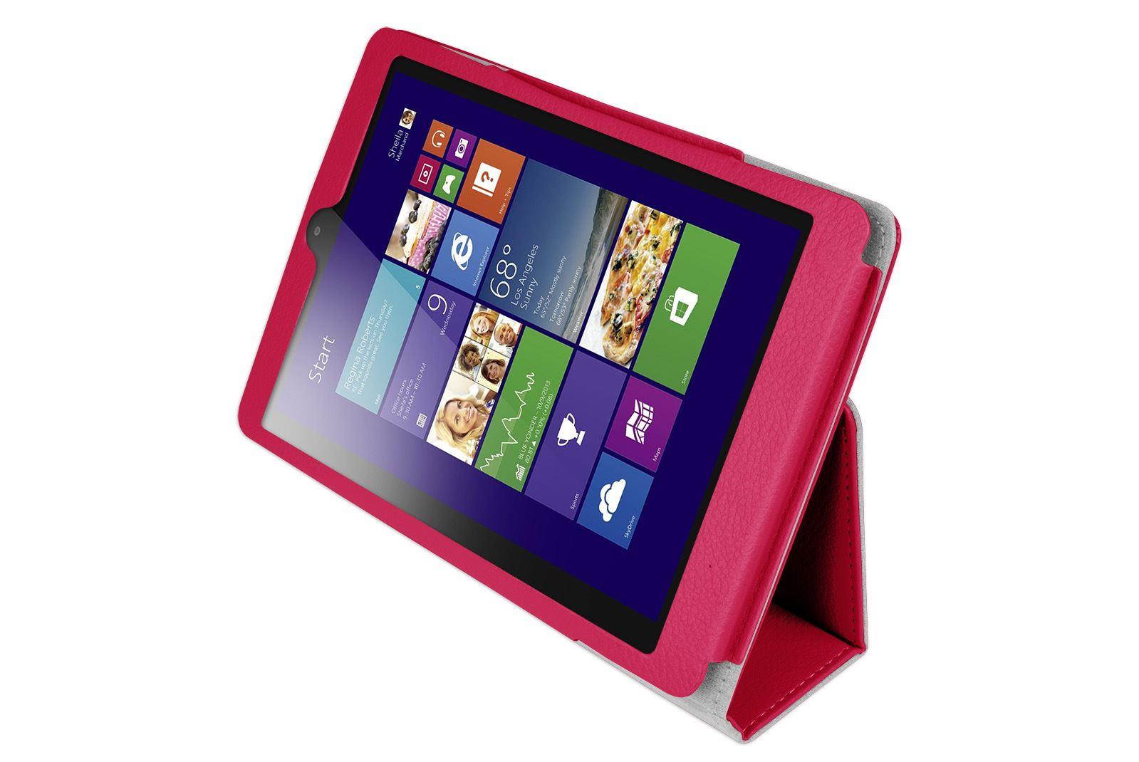 Hellfire Trading Magnetic PU Leather Case Cover for Lenovo MiiX 3 7.85" Tablet - Blue