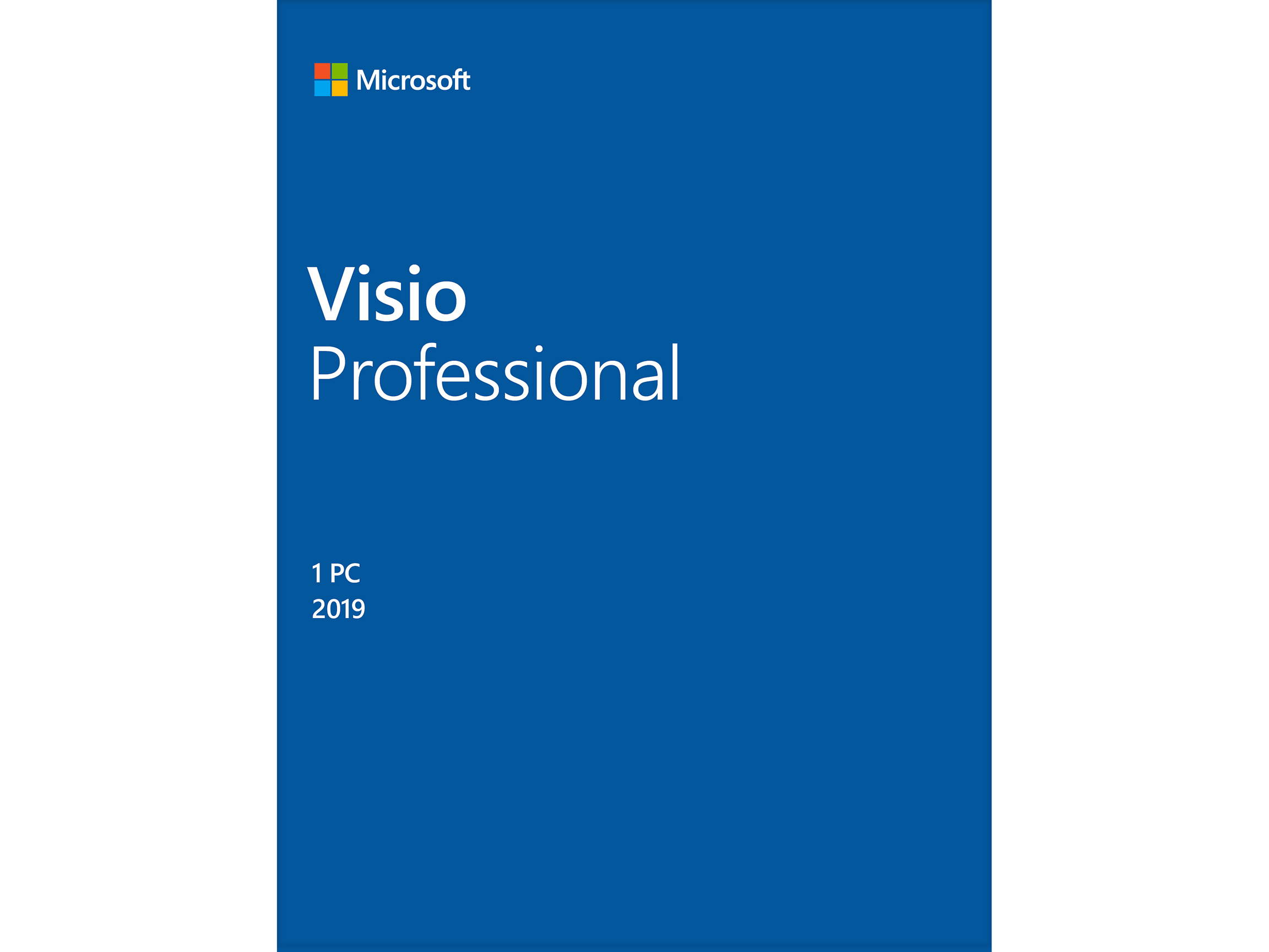 Microsoft Visio Standard 2019 / Windows 10 Product Key Card - 1 PC