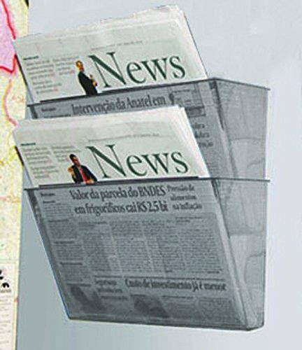 Acrimet Wall Mounted Modular Pocket File Holder (2 Pack) (Crystal Color)