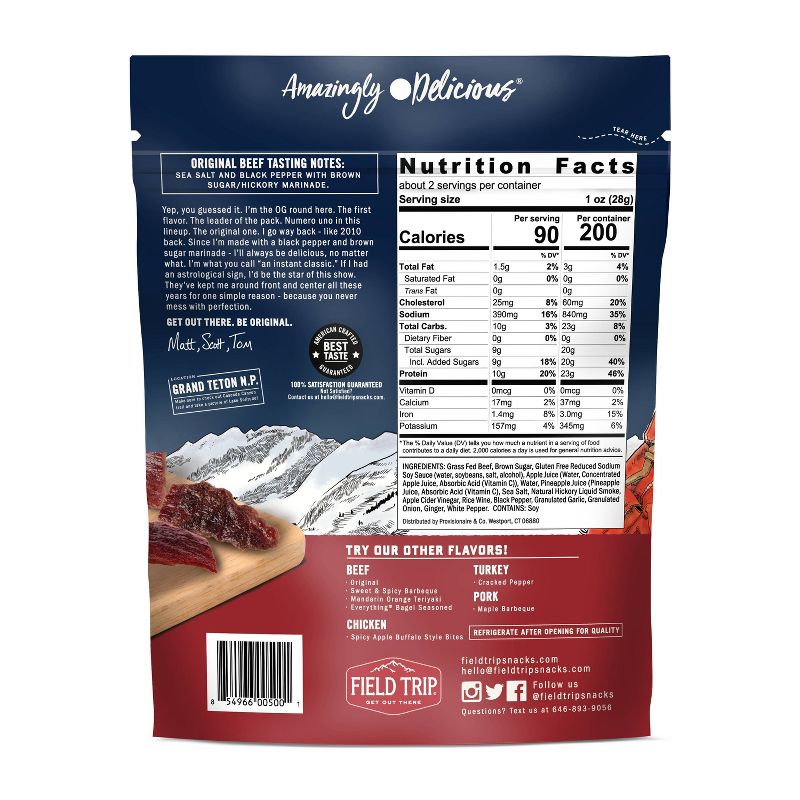 Field Trip Original All Natural Beef Jerky - 2.2oz