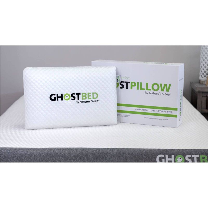 Downlite Soft White Goose Down Hypoallergenic Pillow &ndash; Perfect for Stomach Sleepers Standard
