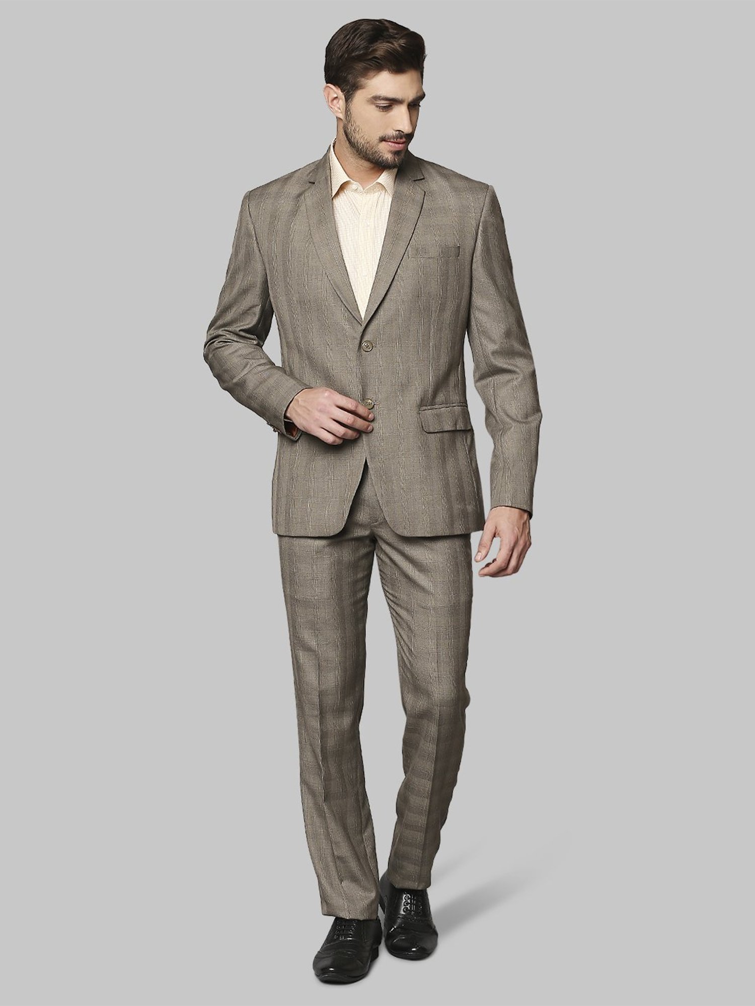 Raymond Brown  Regular Fit Checks  Two Piece Suits