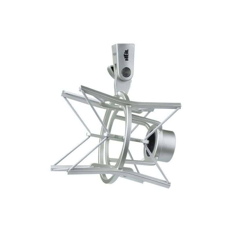 Sound PR 40 Dynamic Cardioid Studio Microphone Bundle with PRSM Shock Mount (Black), Two-Section Broadcast Arm and Microphone Cable