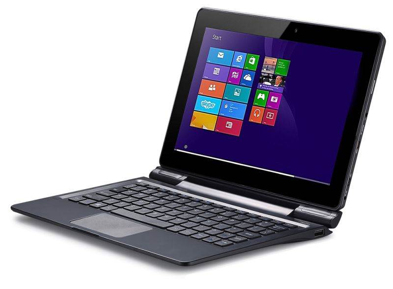 Intel Quad Core 10.1" IPS 2GB RAM 32GB EMMC Touchscreen 2-in-1 Laptop Tablet PC Windows 10 + Bluetooth keyboard Docking