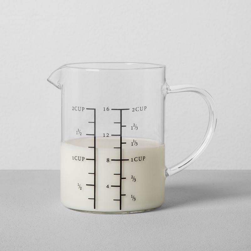 2 Cup Glass Measuring Pitcher - Hearth & Hand™ with Magnolia