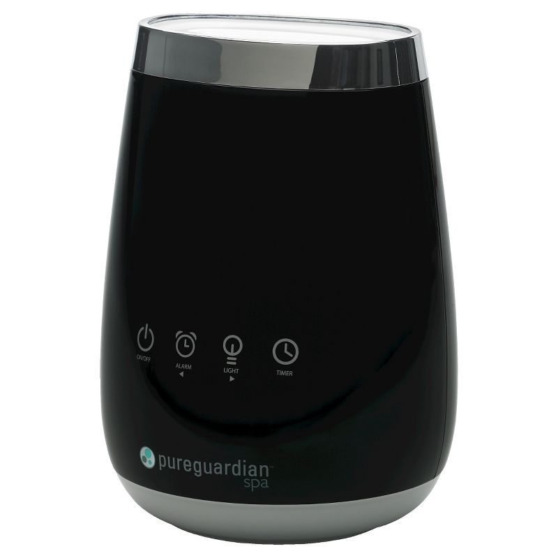 SPA260 Ultrasonic Cool Mist Deluxe Aromatherapy Essential Oil Diffuser with Touch Controls & Alarm Clock - PureGuardian