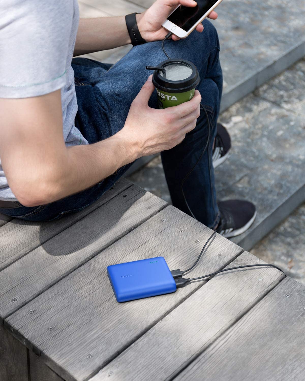 Power Bank, Anker PowerCore 13000 Portable Charger - Compact 13000mAh 2-Port with PowerIQ and VoltageBoost Technology for iPhone, iPad, Samsung Galaxy (Black)