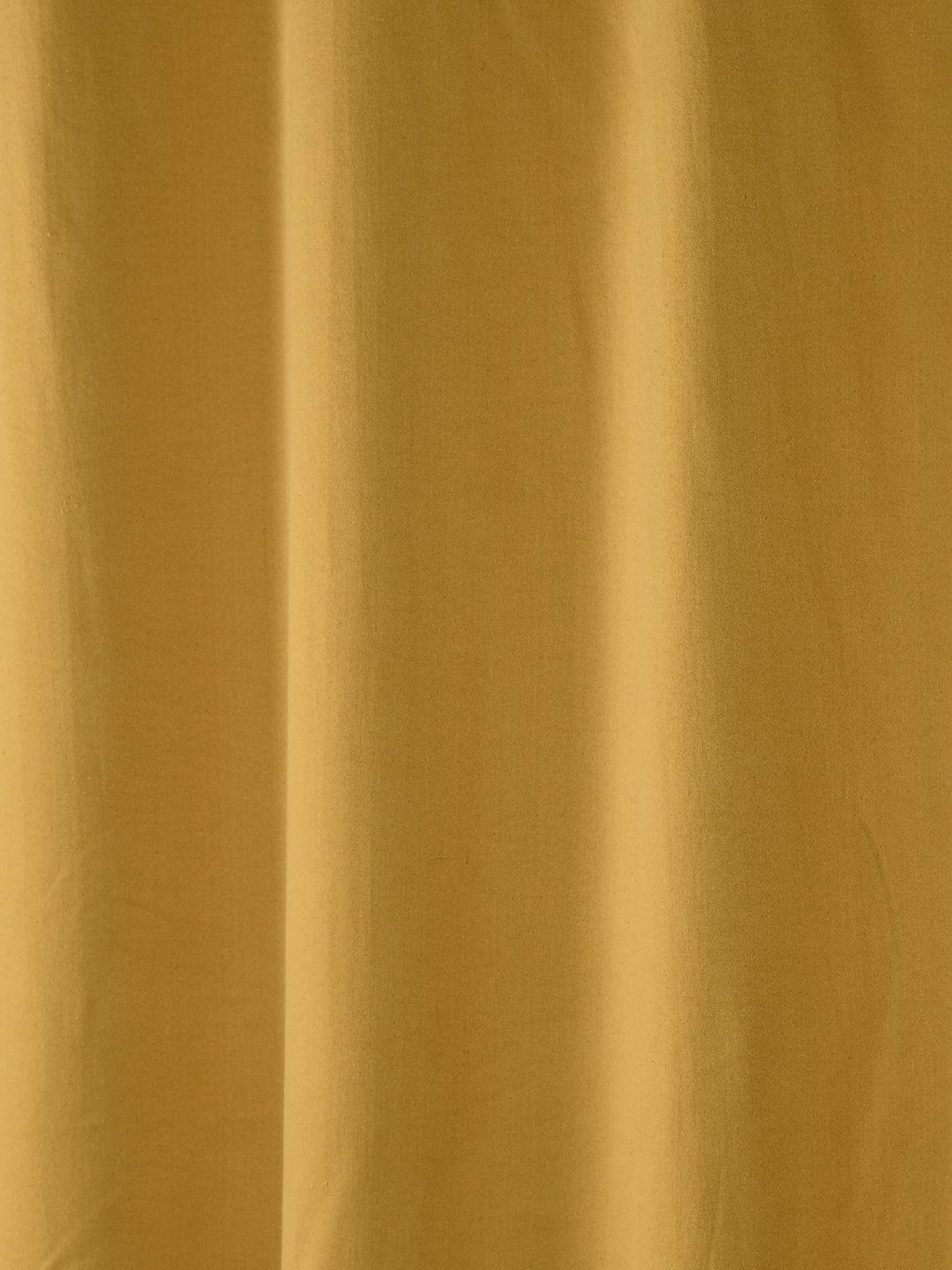 Saralhome Plain Cotton Long Door Curtains 2pc, Yellow. 4X9 Feet