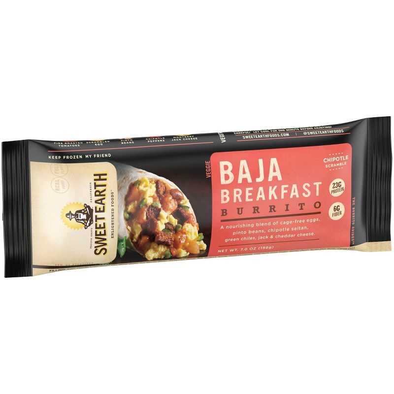 Sweet Earth Baja Frozen Breakfast Burrito - 7oz