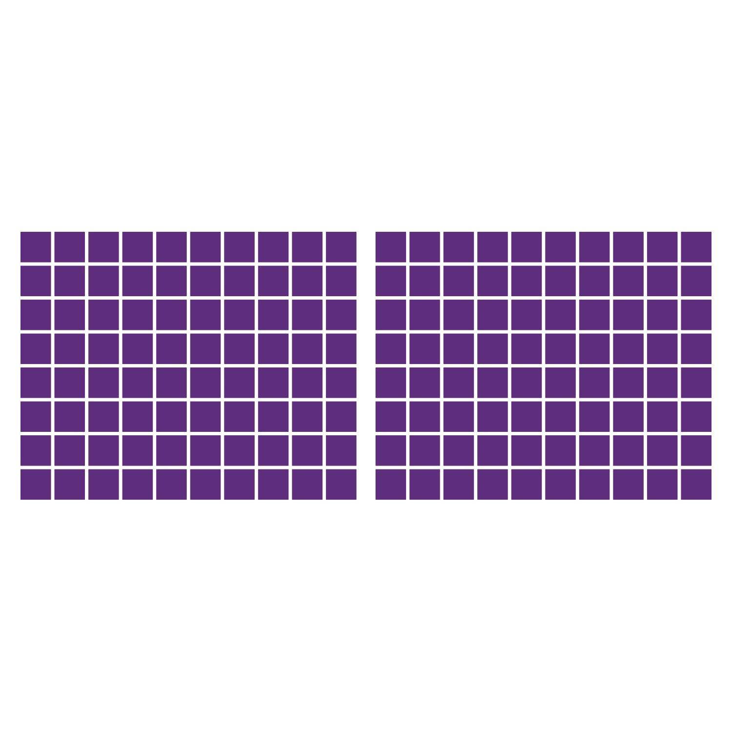 LiteMark 5.5 Inch Golden Yellow Square Decals - Pack of 8