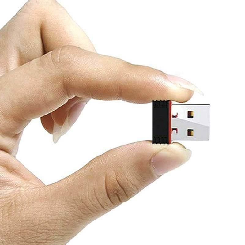 150Mbps USB WiFi Adapter, 2.4GHz WiFi Dongle, WiFi USB, USB 2.0 Wireless Adapter for Desktop/Laptop, Compatible with Windows XP/7/8/8.1/10,Vista,Mac