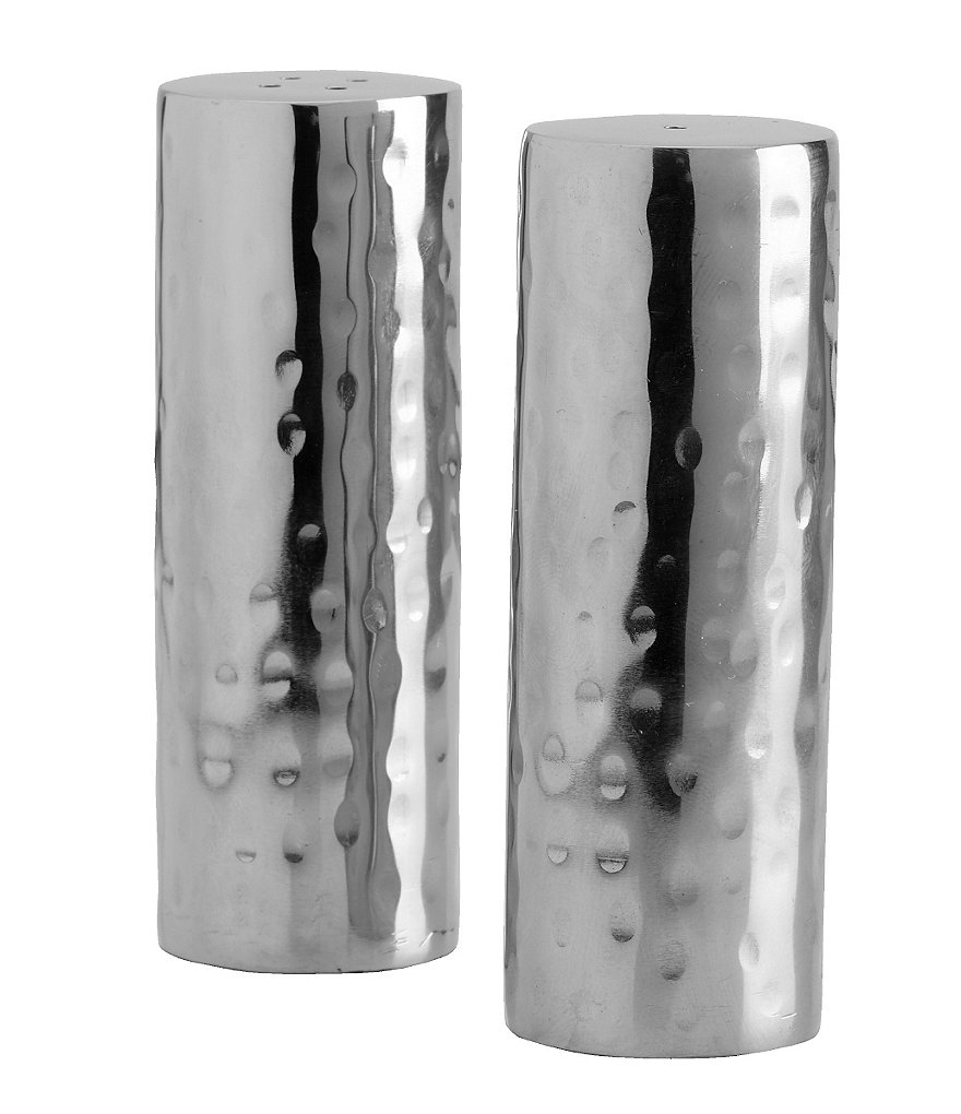Towle Silversmiths Hammered Salt & Pepper Shaker Set