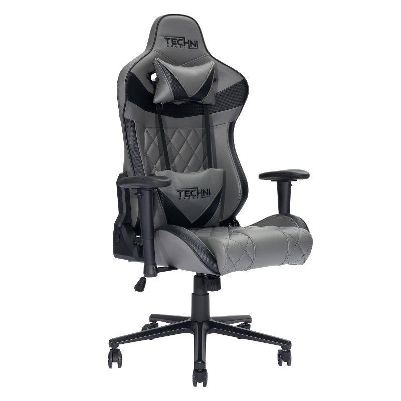 Ergonomic Gaming Chair Gray - Techni Sport
