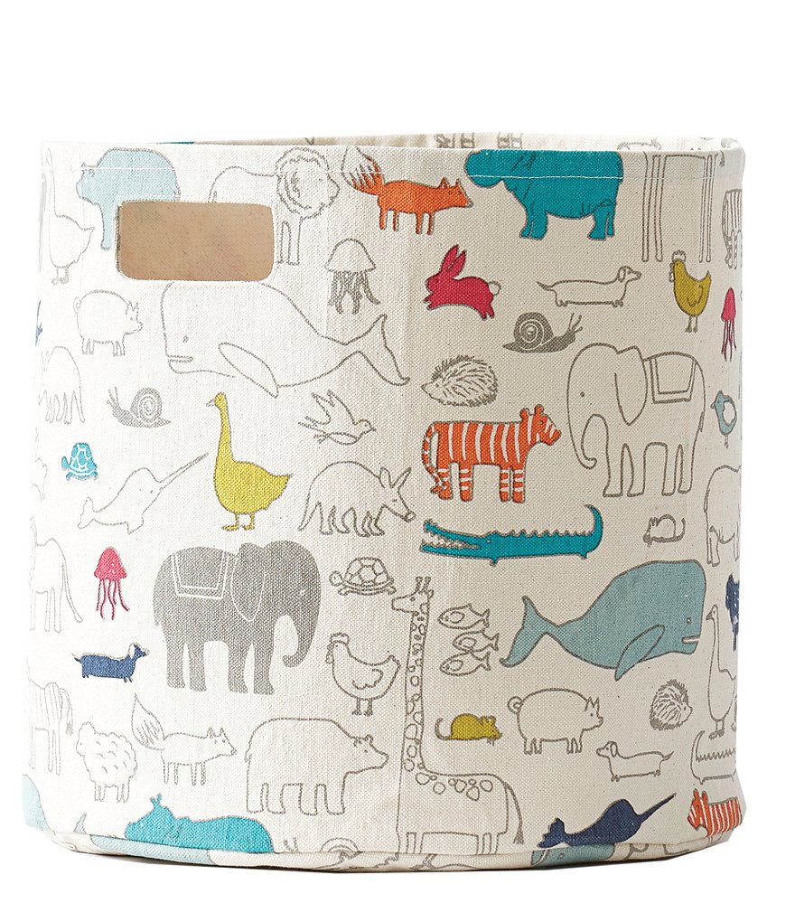 Pehr Noah's Ark Medium Size Printed Bin