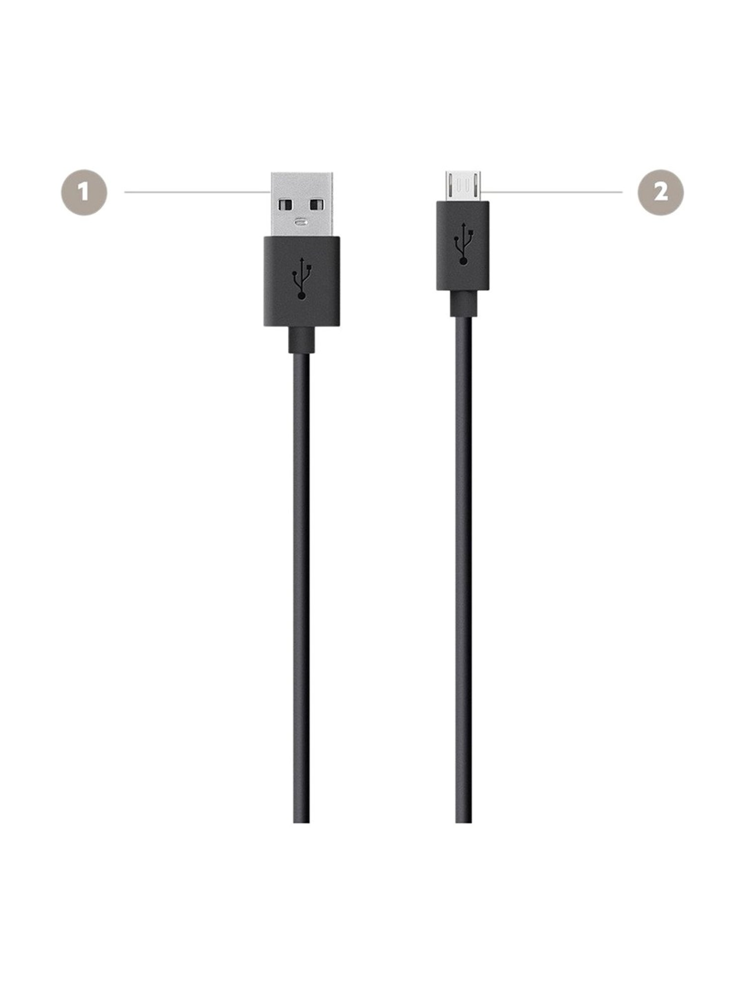 Belkin F2CU012BT04 1.2M Micro USB Charge Sync Cable (Black)