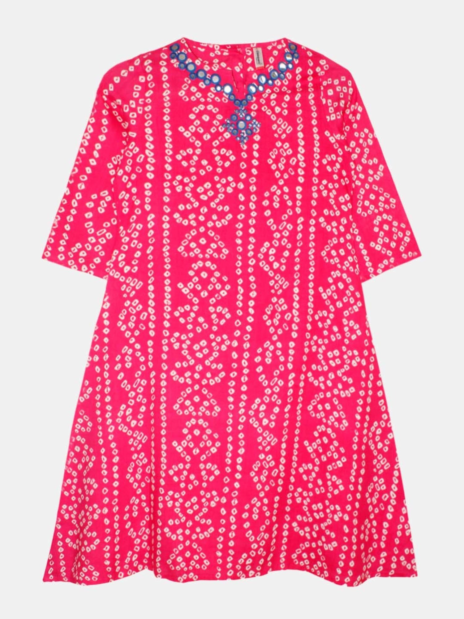 Peppermint Kids Navy Regular Fit Kurta Set