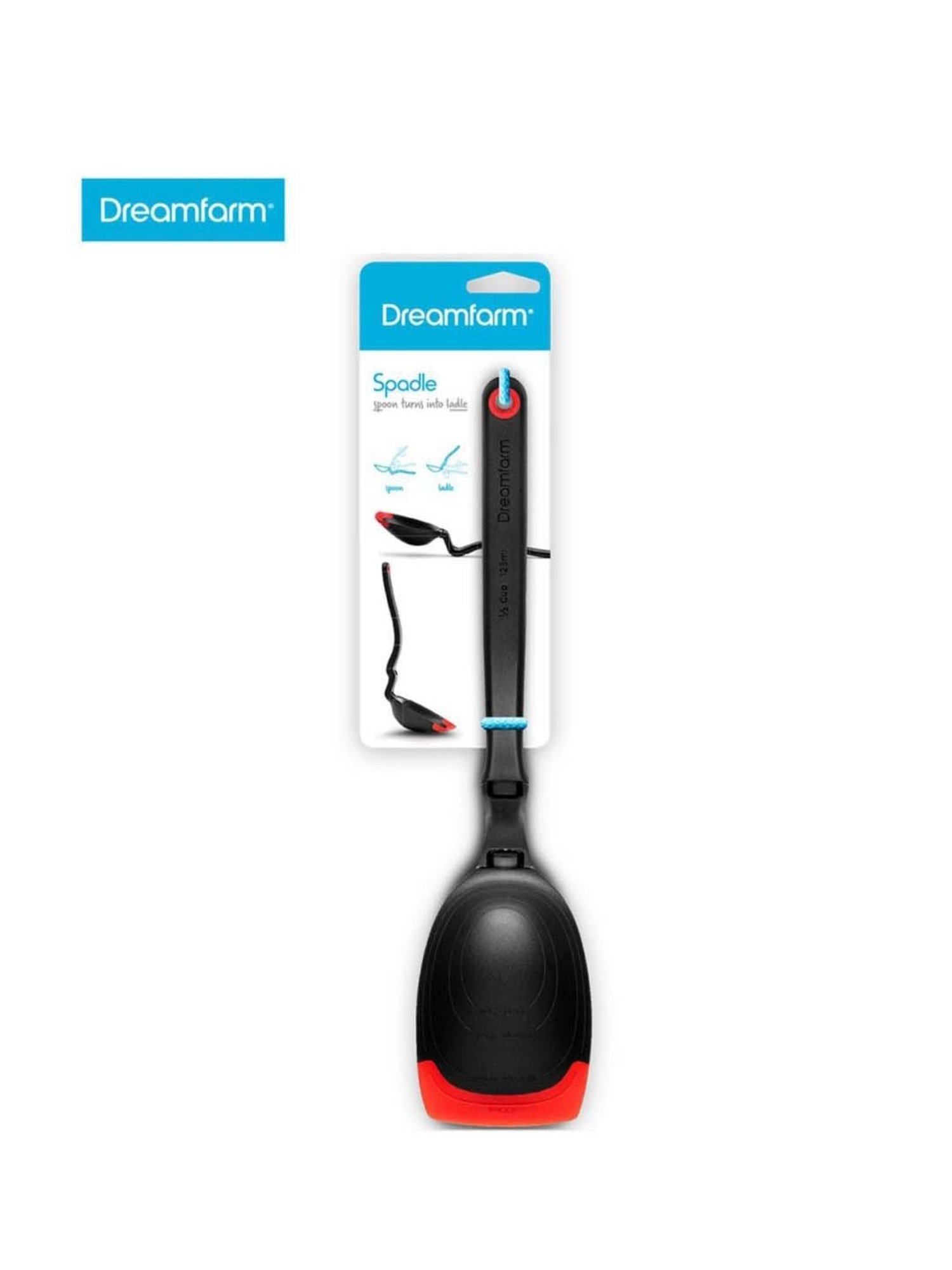 Dreamfarm Red Medium Spadle With Measurements