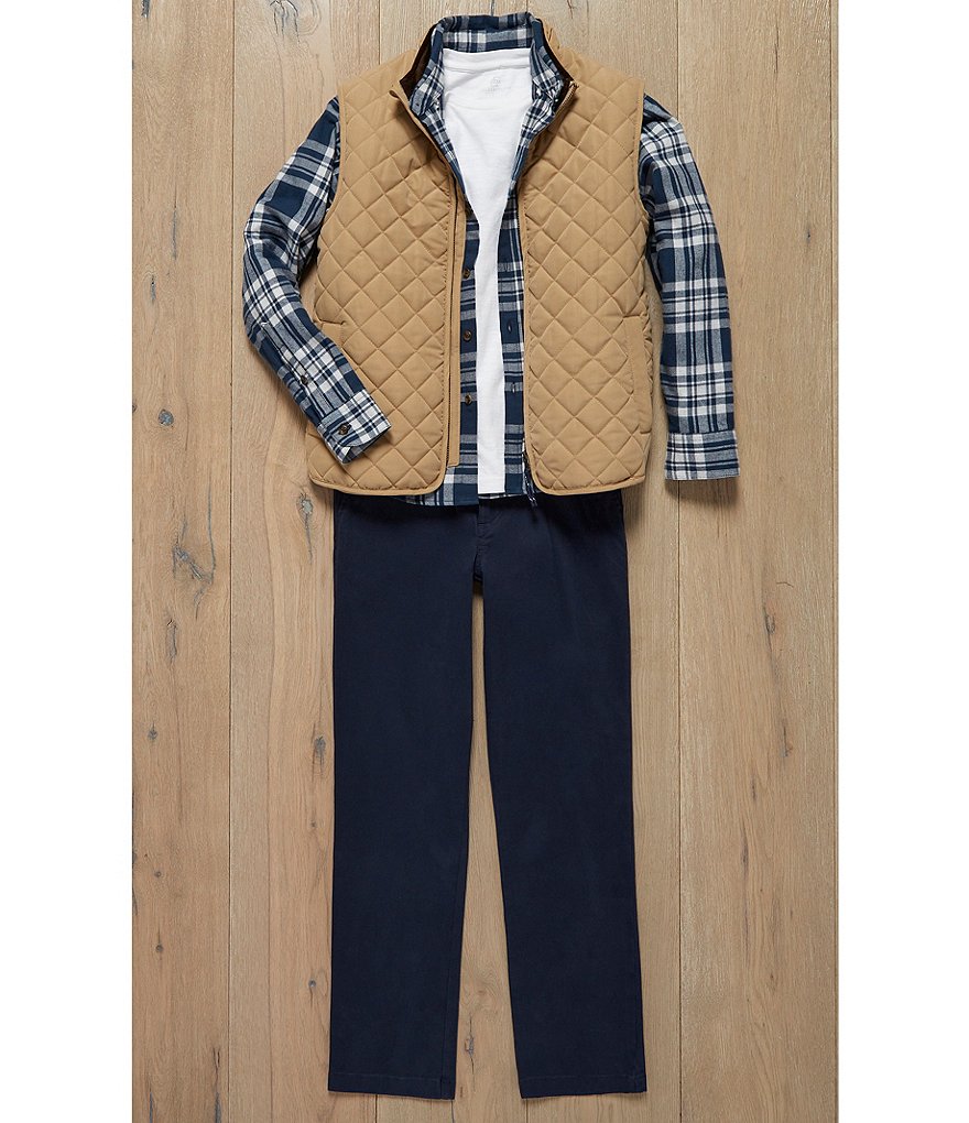 Nautica Big Boys 8-20 Short-Sleeve Vertical Logo Polo