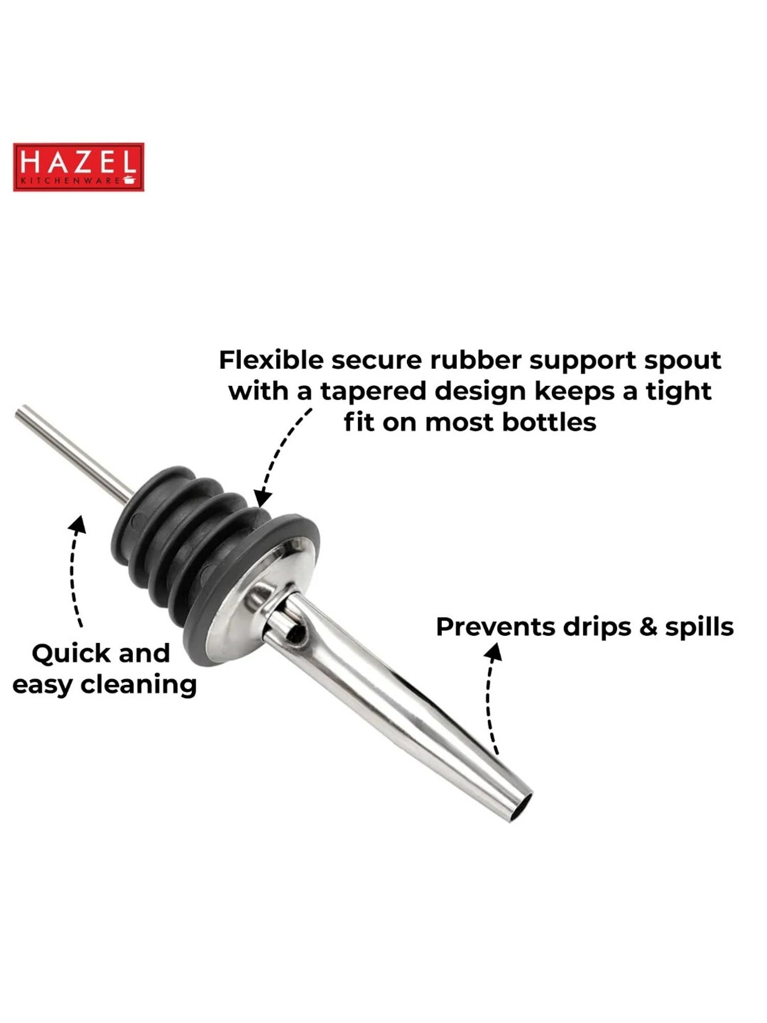 JOSEPH JOSEPH Silver & Green Steel 30.5 cm Elevate Tong - Set of 1