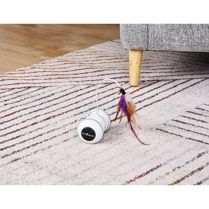 Pet Genius Smart Play Rover Cat Toy - White