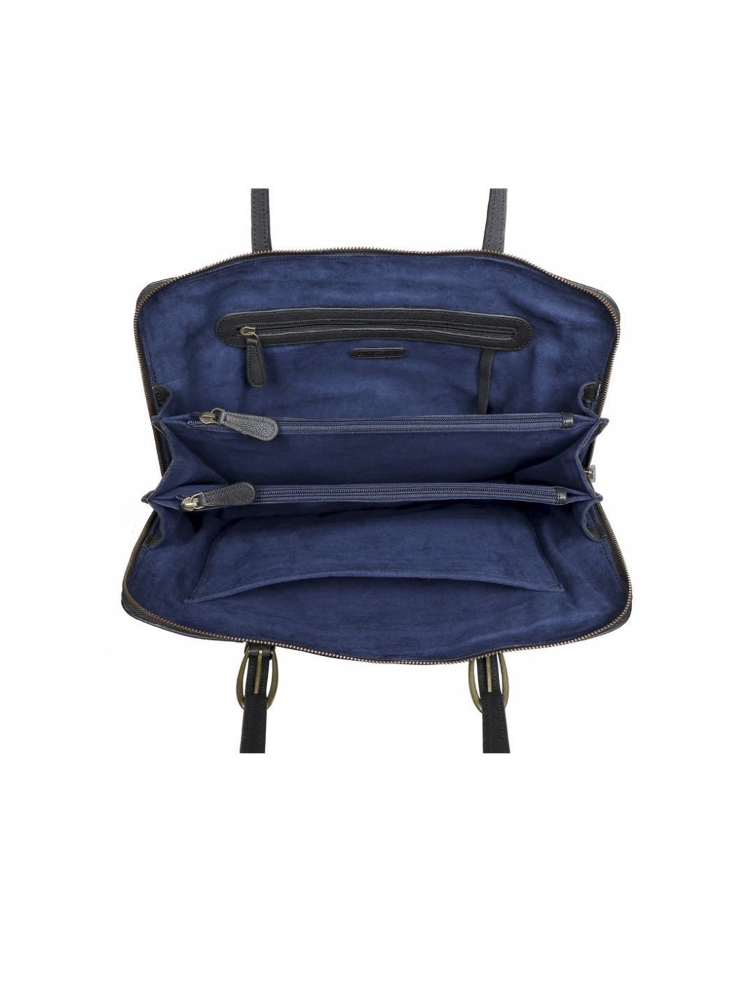 Hidesign Rockstar Metal Black Solid Medium Laptop Handbag