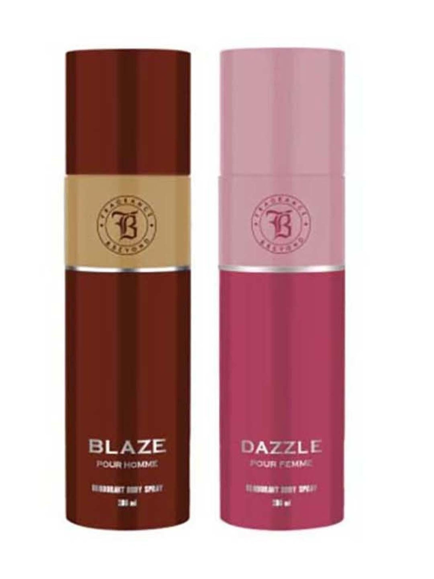 Fragrance & Beyond Blaze and Dazzle Deodorant Body Spray for Unisex Pack of 2