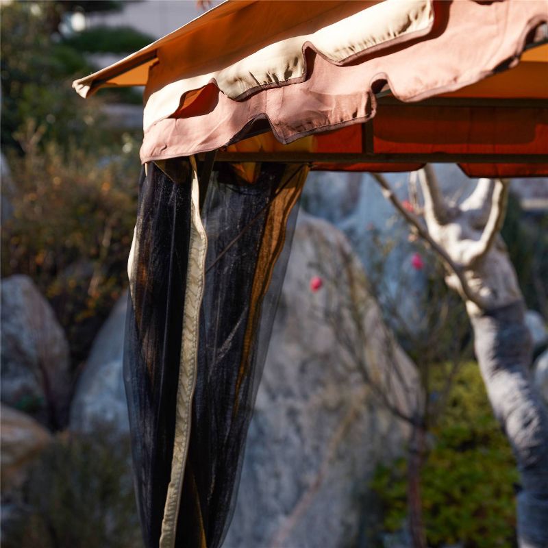 9' Patio Gazebo Brown - Patio Festival