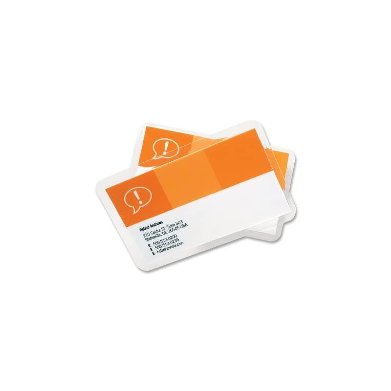 HeatSeal LongLife Laminating Pouches, Business Card Size, 2.188 x 3.688 -Inches, 10 mm Thickness, Clear, 100 Pouches per Pack (3740412)