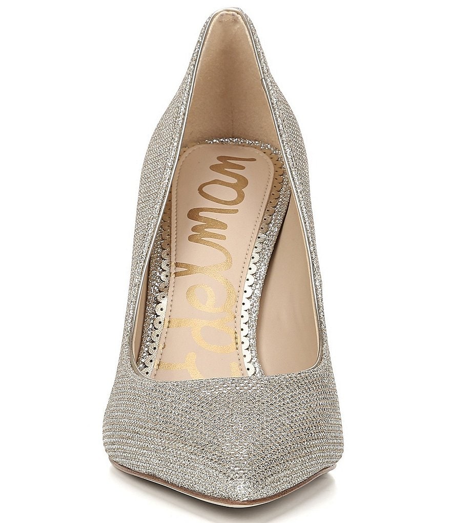 Pelle Moda Berlin Glitter Ankle Strap Pumps